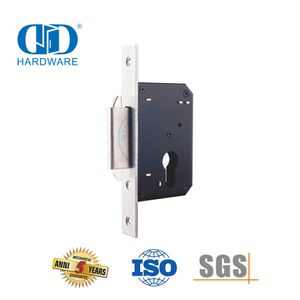 Accesorios de hardware para puertas correderas Cerradura de doble gancho de acero inoxidable 304-DDML031