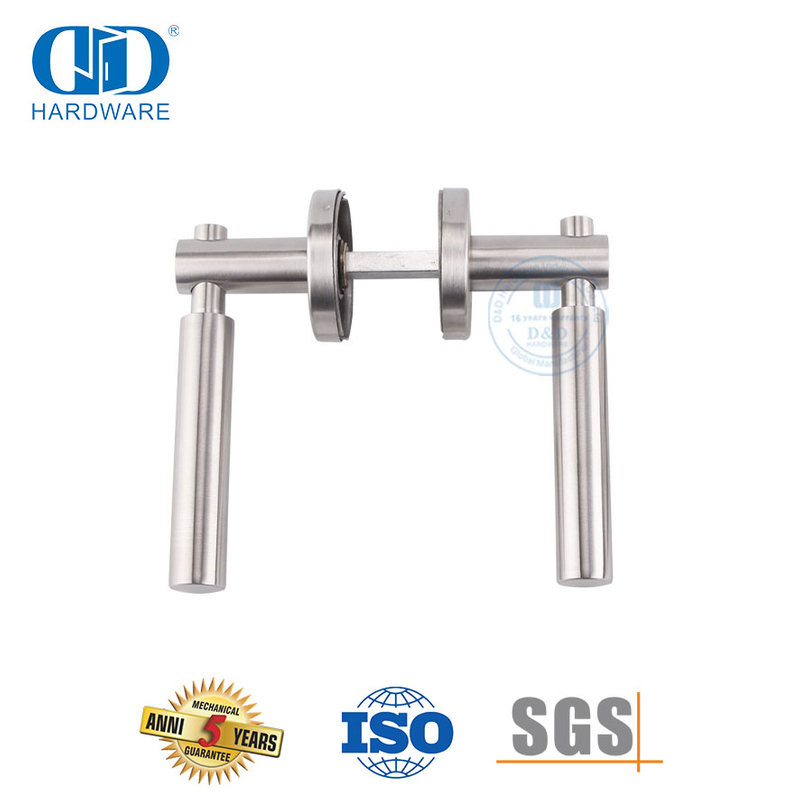 Manija de palanca sólida de forma cilíndrica de fundición de precisión de acero inoxidable-DDSH034-SSS
