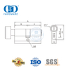 Cilindro de cerradura para baño con certificación EN 1303 y acabado en cromo satinado-DDLC007-70mm-SC