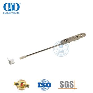 Perno rasante de esquina redonda ajustable de aleación de zinc para puerta de metal-DDDB018-B-SN