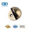 Herrajes para puertas de latón satinado Tipo duradero montado en el piso Tapón de puerta de aleación de zinc-DDDS004-SB
