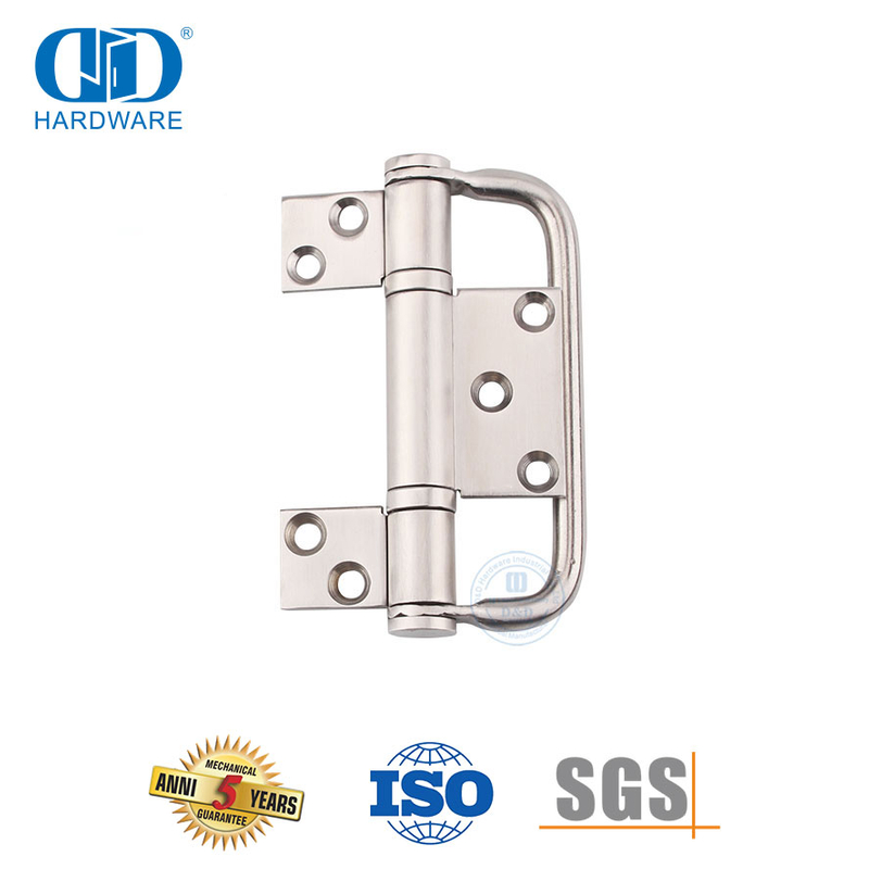 Herrajes para puertas plegables Bisagra de tres hojas con rodamiento de bolas doble y manija-DDSS041