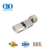 Cilindro sin llave para puerta de baño con forma ovalada de latón macizo de buena calidad-DDLC006-70mm-SN