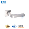 Accesorios de hardware para el hogar Manija de puerta de palanca de tubo de roseta cuadrada de acero inoxidable-DDTH044-SSS