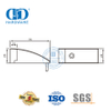 Herrajes para puertas únicos de acero inoxidable Tope de puerta de metal montado en el piso-DDDS013-SSS