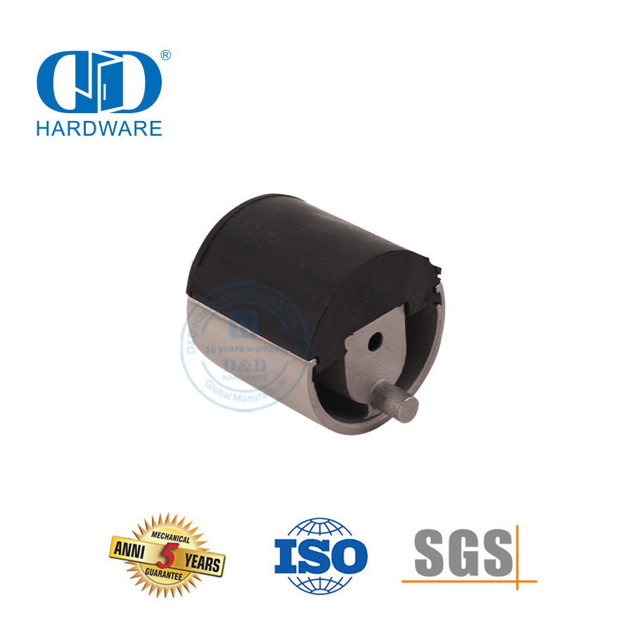 Tope de puerta interior de acero inoxidable satinado de estilo moderno montado en el piso Tipo-DDDS012-SSS