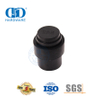 Tope de puerta de aleación de zinc de acero inoxidable negro mate para piso-DDDS009-MB