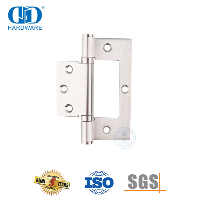 Para puerta de metal Hardware de puerta principal Bisagra empotrada de acero inoxidable-DDSS027