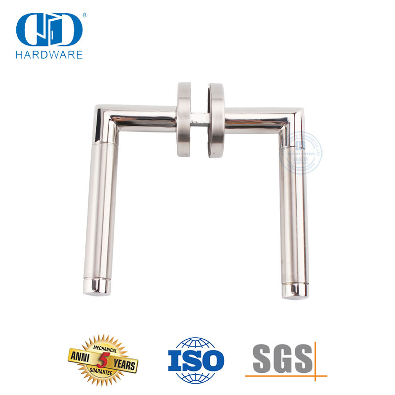 Manija de puerta de palanca de alto grado de hardware de construcción comercial de estilo europeo-DDTH021-SSS