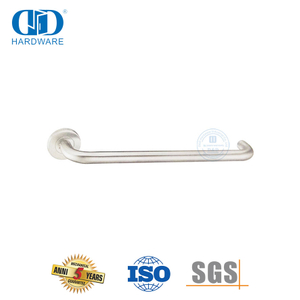 Manija de puerta de palanca larga para discapacitados de acero inoxidable para baño-DDTH037