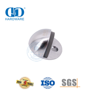 Herraje para puerta Hardware cromado satinado Soporte de tope para puerta para edificio comercial-DDDS005-SC