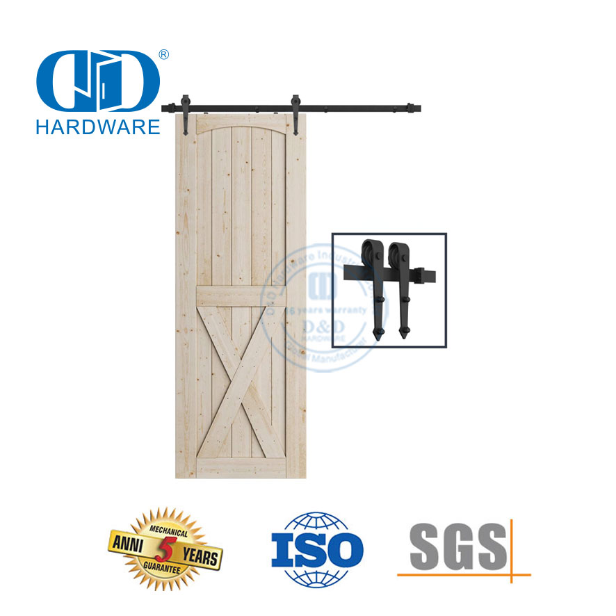 Accesorio de herrajes para puertas de acero inoxidable Herrajes para puertas de granero de derivación Herrajes para puertas de madera de granero-DDBD006