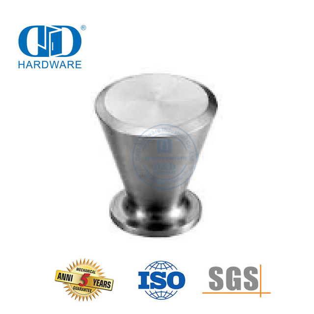 Perillas de acero inoxidable para gabinete de cocina, perillas de tocador, manijas para cajones, tiradores de cajones-DDFH057