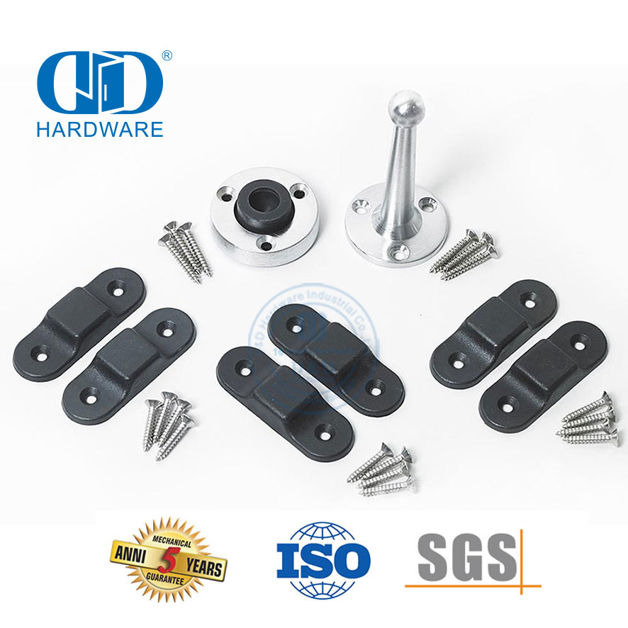 Kit de cierre magnético de goma para puerta plegable con doble DDDS056