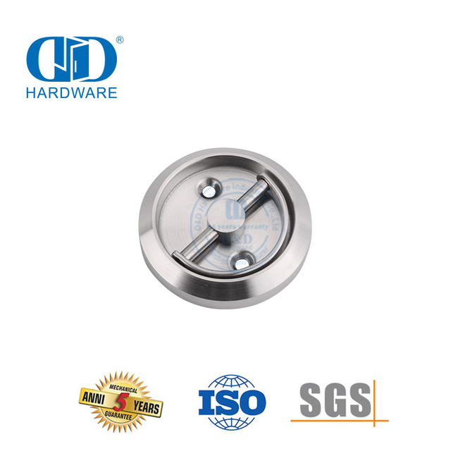 Tirador empotrado de acero inoxidable, manija de puerta de forma redonda, muebles empotrados ocultos, pestillo de escotilla de barco, manija de gabinete-DDFH014