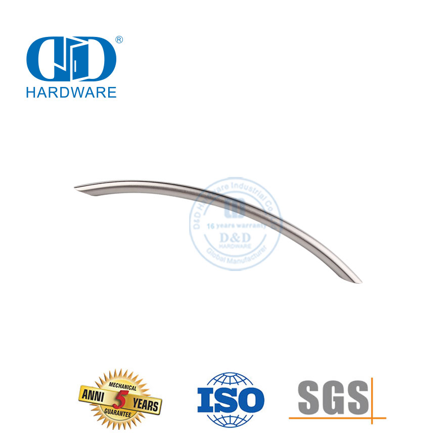 Gran oferta, tiradores y perillas modernos para puertas de armarios de acero inoxidable, tiradores para muebles de armario y cajones de cocina, Handles-DDFH002