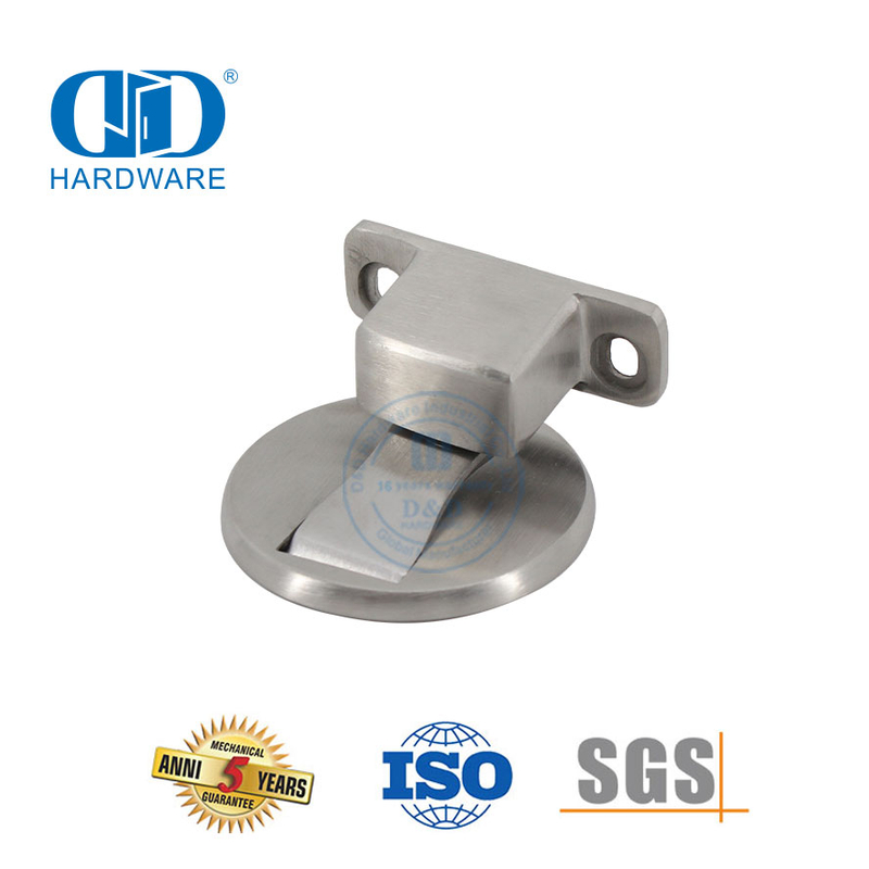 Nuevo modelo de zinc redondo café MSN negro muebles puerta accesorios magnético piso puerta Stopper-DDDS037