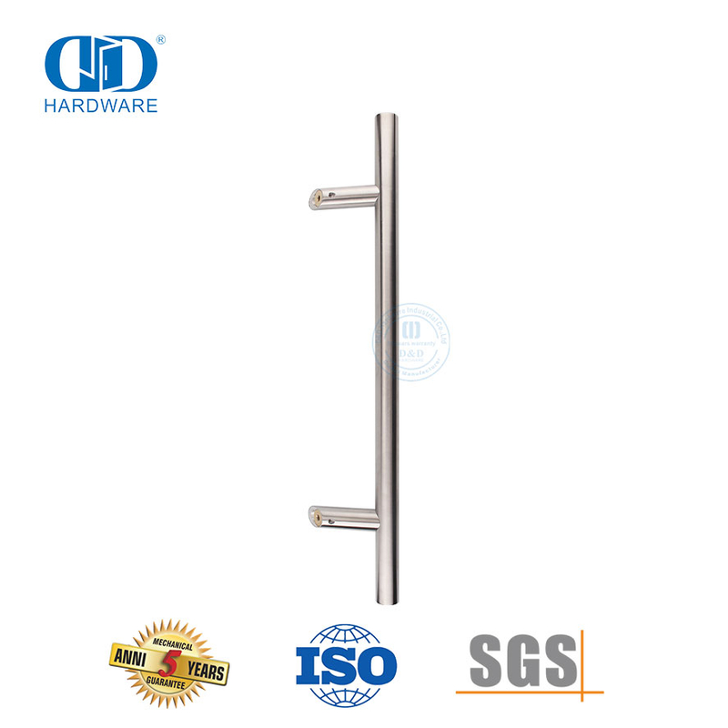 Accesorios para muebles de ferretería de acero inoxidable 316, tiradores de muebles para puerta de vidrio de ducha-DDPH032