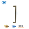 Tirador de acero inoxidable con barra cuadrada de latón antiguo de lujo para puerta de madera-DDPH034-AB