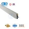 Herrajes para muebles de puerta CE, burlete plateado a prueba de polvo y viento, sello inferior de puerta corredera de seguridad completamente embutido-DDBS002