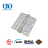 Bisagra de puerta de metal para muebles residenciales de alta resistencia ignífuga de cierre suave BHMA con certificación ANSI UL de acero inoxidable arquitectónico-DDSS001-ANSI-2-4.5x4x3mm