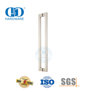 Herrajes para puertas de acero inoxidable, tirador de puerta de vidrio principal exterior, tirador Allure-DDPH015