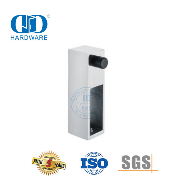 Accesorios para muebles de acero inoxidable Pararrayos de herrajes para puertas corredizas de vidrio-DDSL001-5