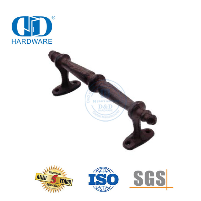 Tiradores de gabinete de dormitorio de cocina de acero inoxidable, herrajes para puertas corredizas de Granero, manija de empuje, manija de puerta de granero-DDBD095
