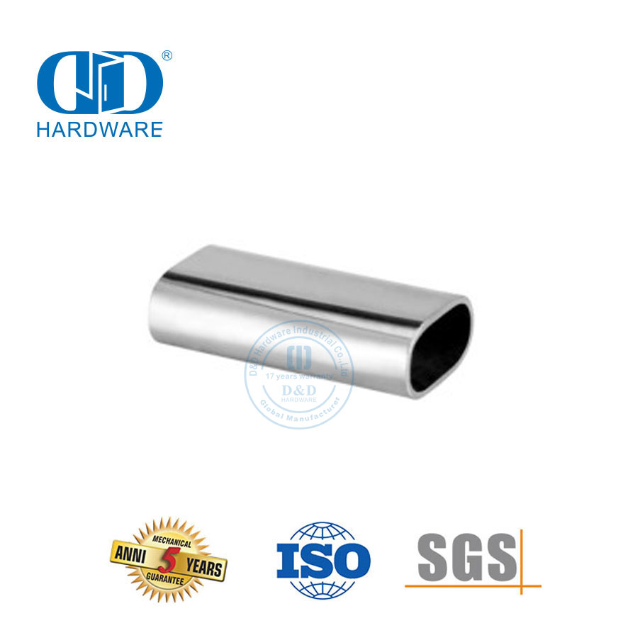 Herrajes para puertas corredizas de acero inoxidable, cuarto de ducha, puerta de vidrio, pasamanos, conector de tubo, herrajes para puertas-DDSL002-9