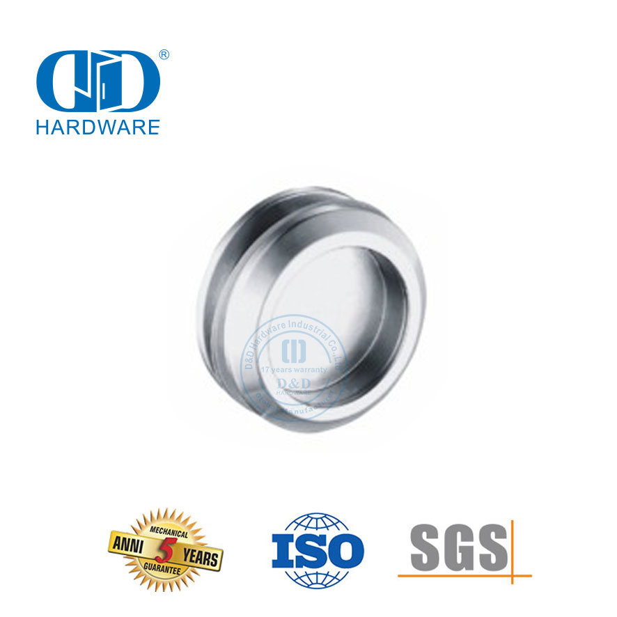 Herrajes para muebles de acero inoxidable Herrajes para vidrio Herrajes para vidrio Perilla para manija de baño-DDSL002-8