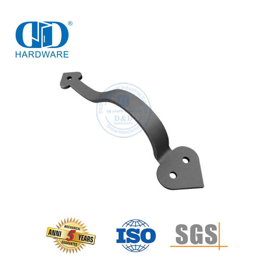 Accesorio para puerta de granero interior de acero inoxidable, manija corrediza para puerta de madera de granero, manija de puerta de doble cara-DDBD123