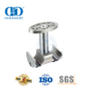 Abrazadera de tubo doble para techo, accesorio de puerta de vidrio de acero inoxidable, accesorio para muebles, Hardware de vidrio para baño-DDGS116