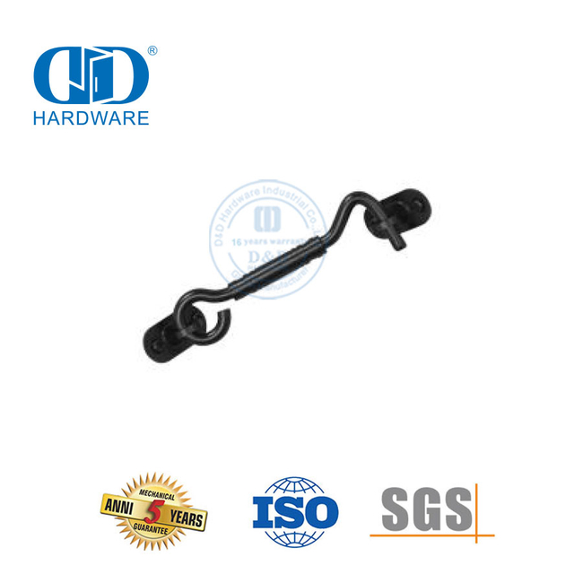 Protector de hardware de seguridad de acero inoxidable, cerradura de gancho para puerta corrediza de Granero, accesorio de puerta, cerradura protectora para puerta de Granero-DDBD131