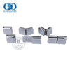 Juego de accesorios de vidrio silencioso de aluminio de acero inoxidable, herrajes de vidrio, rodillo para puerta de ducha para puerta corredera interior-DDGS141