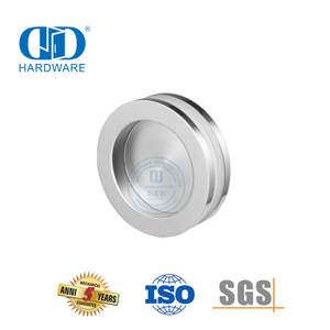 Herrajes para puertas correderas de acero inoxidable, accesorios para muebles, perilla de puerta corrediza de vidrio, manija ahuecada-DDSK016