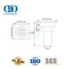 Drenaje de ducha lineal tipo cuadrado de plástico de acero inoxidable, accesorios de baño, drenaje de piso para baño-DDFD001