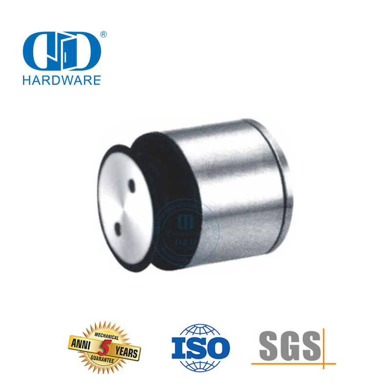 Herraje para puerta de vidrio de acero inoxidable, fijación de un solo punto, herrajes para puerta corredera, pivote para puerta de vidrio-DDGP025