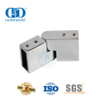 Cabinas de ducha comerciales de acero inoxidable Soporte fijo Soporte de vidrio Divisor Conector de abrazadera de partición-DDSC019