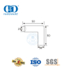 Sistema de cabina de ducha comercial de acero inoxidable, conector de soporte de Panel de vidrio, conector de Clip de abrazadera-DDSC035