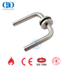 Manija de puerta con cerradura de palanca de acero inoxidable BS EN 1906-DDTH002-SSS