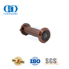 Visor de peluche de puerta de latón de cobre antiguo con cubierta y lente de vidrio-DDDV002