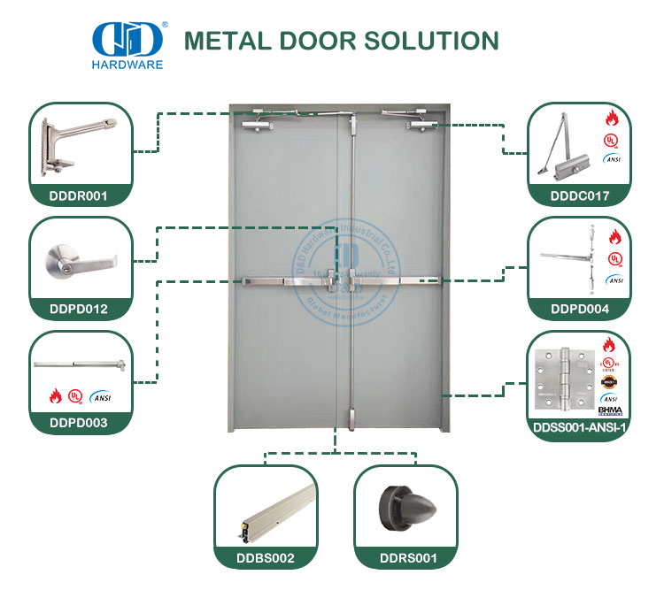 bisagra de puerta met&aacute;lica