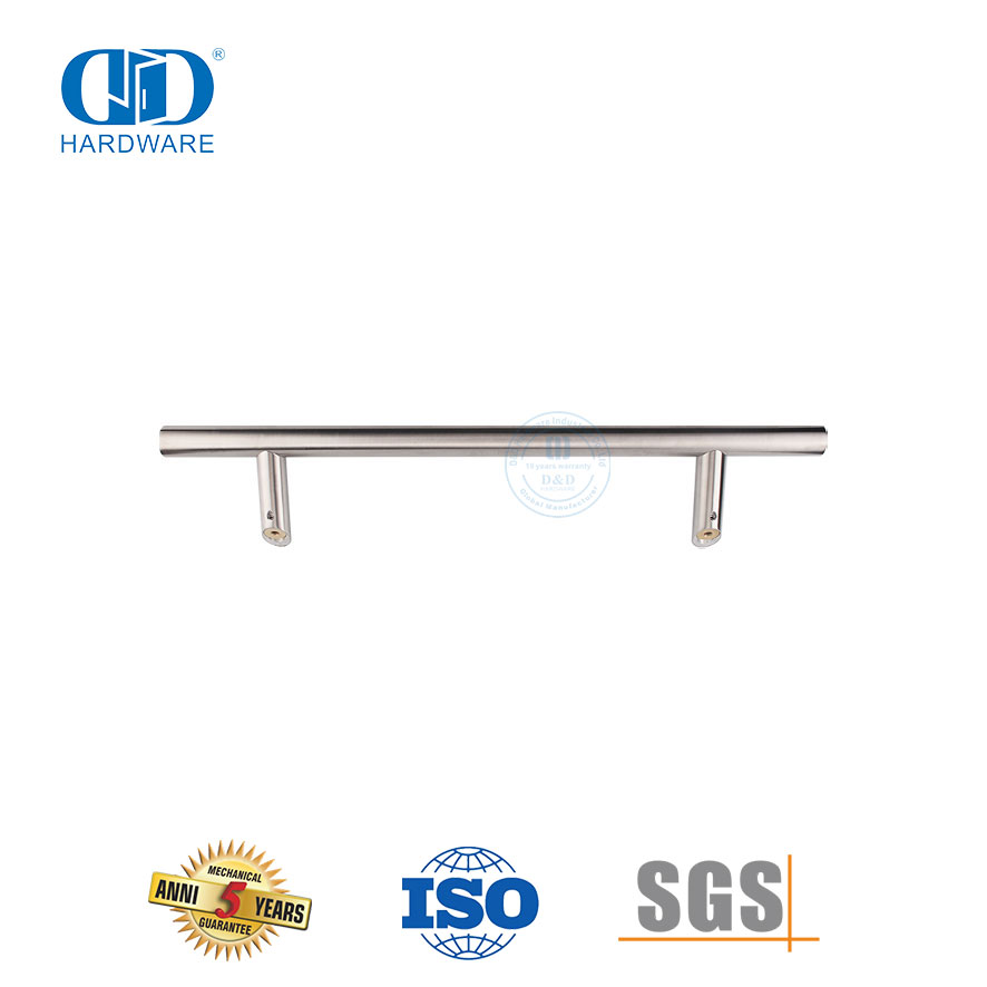 Accesorios para muebles de ferretería de acero inoxidable 316, tiradores de muebles para puerta de vidrio de ducha-DDPH032