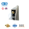 Herrajes para muebles de puerta CE, burlete plateado a prueba de polvo y viento, sello inferior de puerta corredera de seguridad completamente embutido-DDBS002