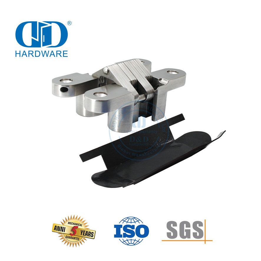 Almohadilla de bisagra de puerta con sello intumescente, herrajes para muebles con sello acústico oculto resistente al fuego multipunto, DDIG004