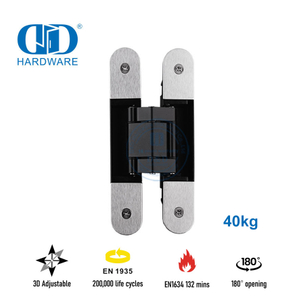 EN1935 Bisagra de puerta oculta 3D para edificio comercial-DDCH008-G40