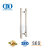 Accesorios de puerta de acero inoxidable Montaje de puerta de vidrio Tirador cuadrado en forma de T-DDPH016