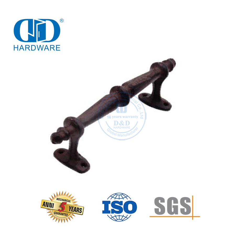 Tiradores de gabinete de dormitorio de cocina de acero inoxidable, herrajes para puertas corredizas de Granero, manija de empuje, manija de puerta de granero-DDBD095