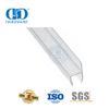 Accesorio de puerta de vidrio para el hogar Tira de sellado de goma de silicona impermeable Tira de sellado magnético-DDWS009
