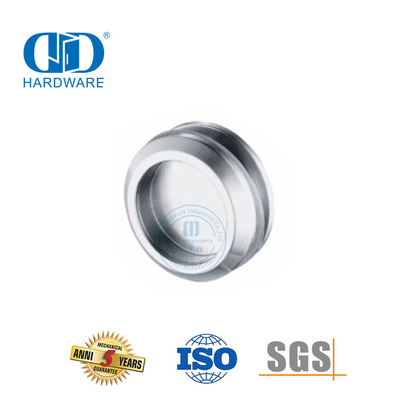 Herrajes para muebles de acero inoxidable Herrajes para vidrio Herrajes para vidrio Perilla para manija de baño-DDSL002-8